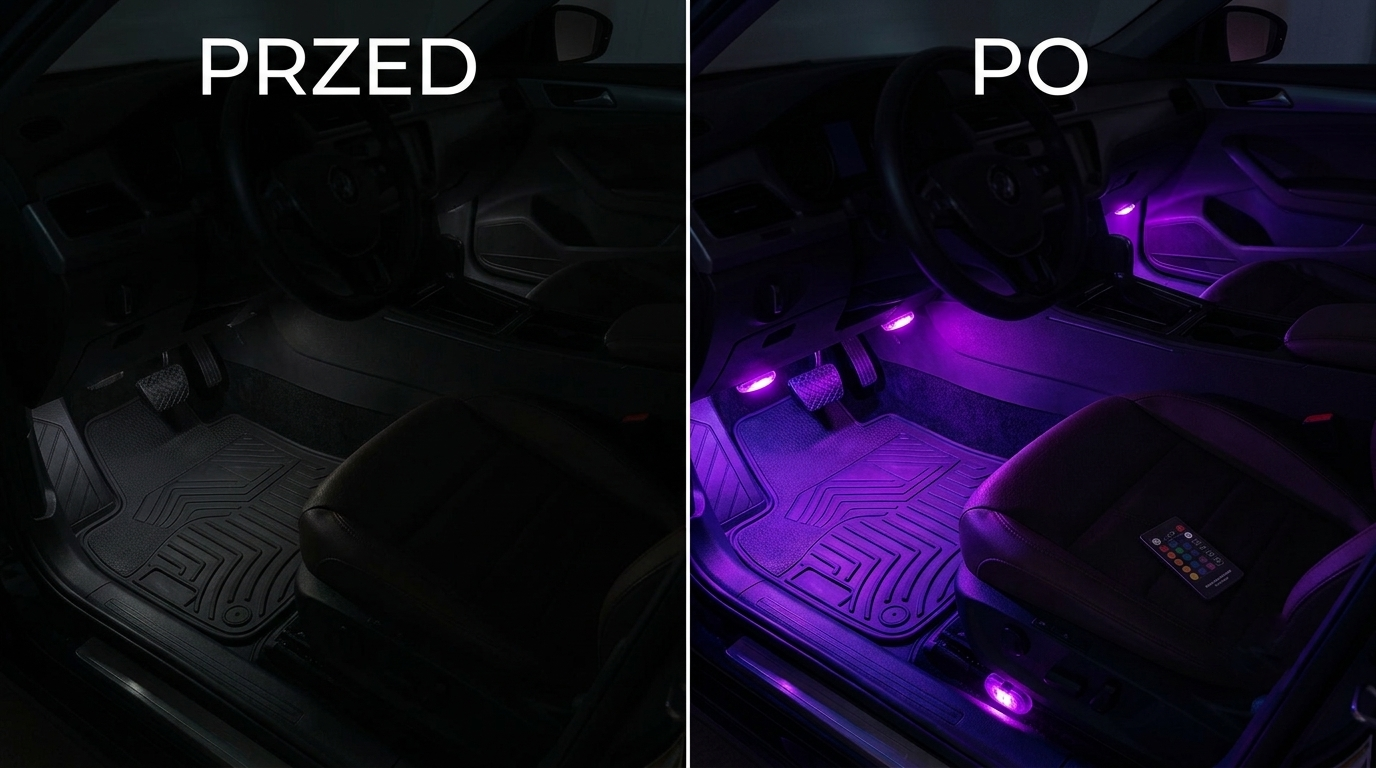 CarLumo LED — światło dopasowane do wnętrza Twojego auta.